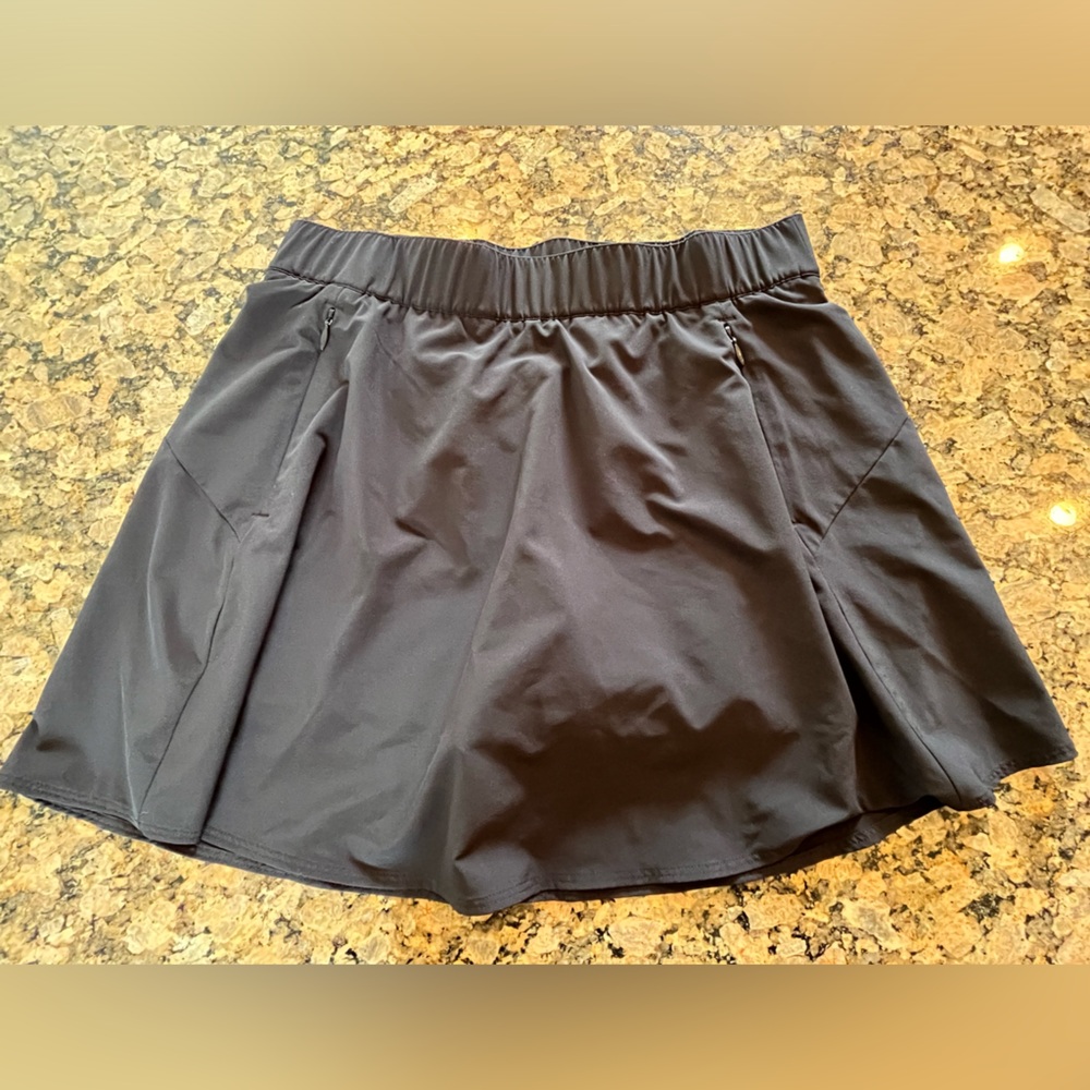 Black tennis or golf skirt